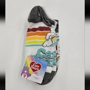 New CARE BEARS Ladies 5 Pair No Show Socks